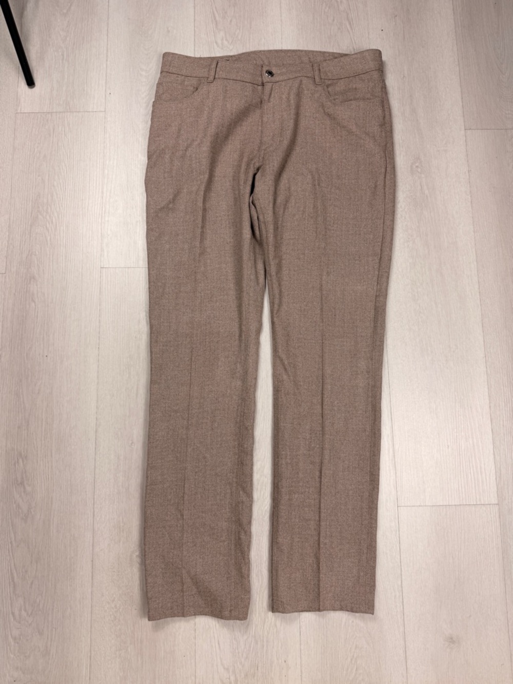 Peter Millar Excursionist Alpine Wool 5-Pocket Pants Brown 35 Luxury Fit